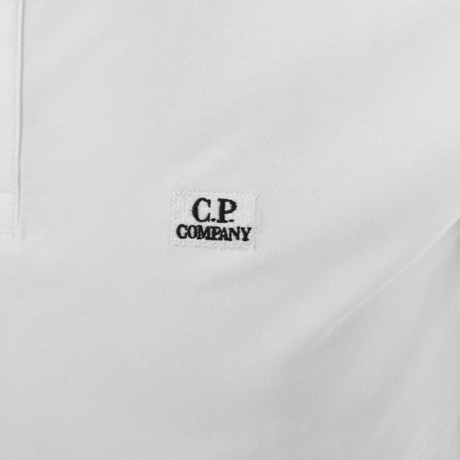 CP Company Piquet Polo T Shirt White